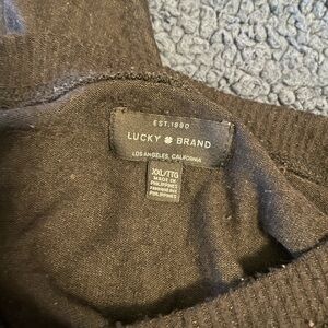 Lucky Brand Black Long sleeve XXL